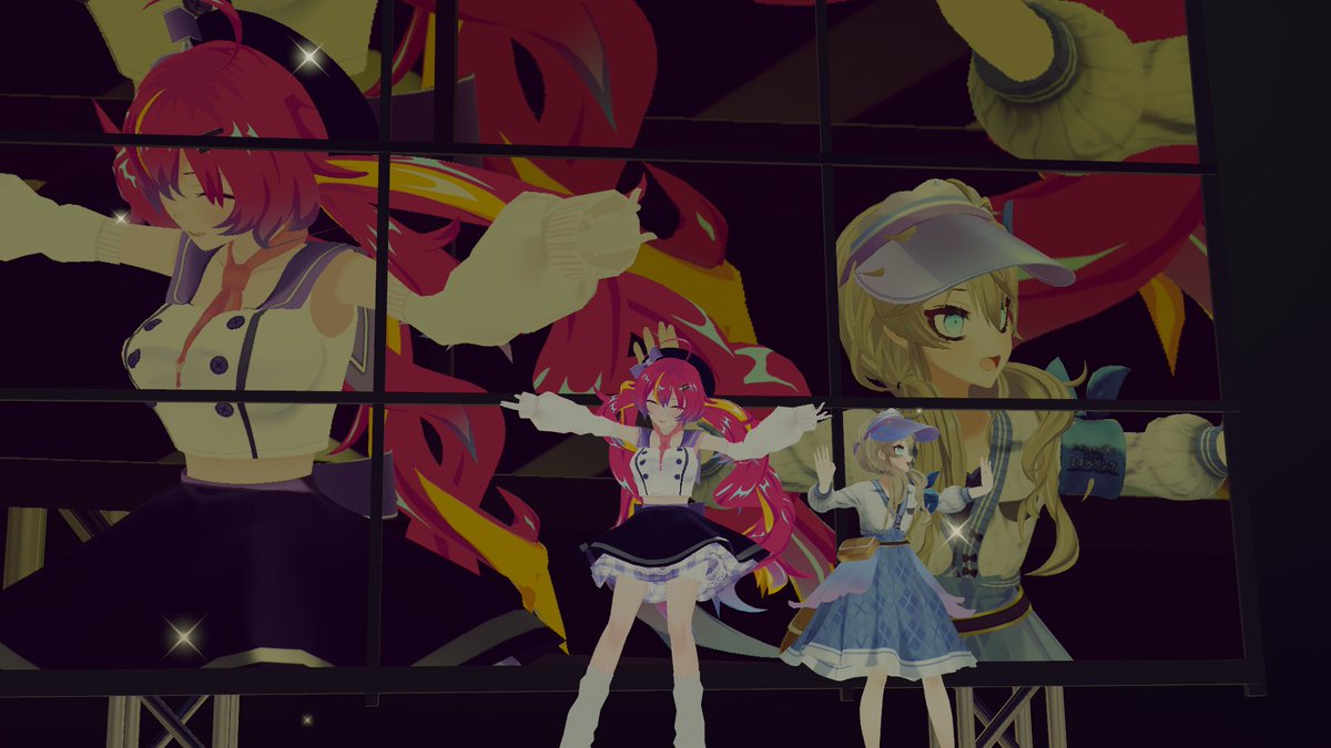 cafe_ashitaba's tweet image. またも登場のネオンち
見つめ合うServiceClubは名画
ハモリパートって原曲でもあったっけ？
大変心地よくて最高でした
#水辺で乾杯2023
#ServiceClub
#春日部つくし
#夜乃ネオン
