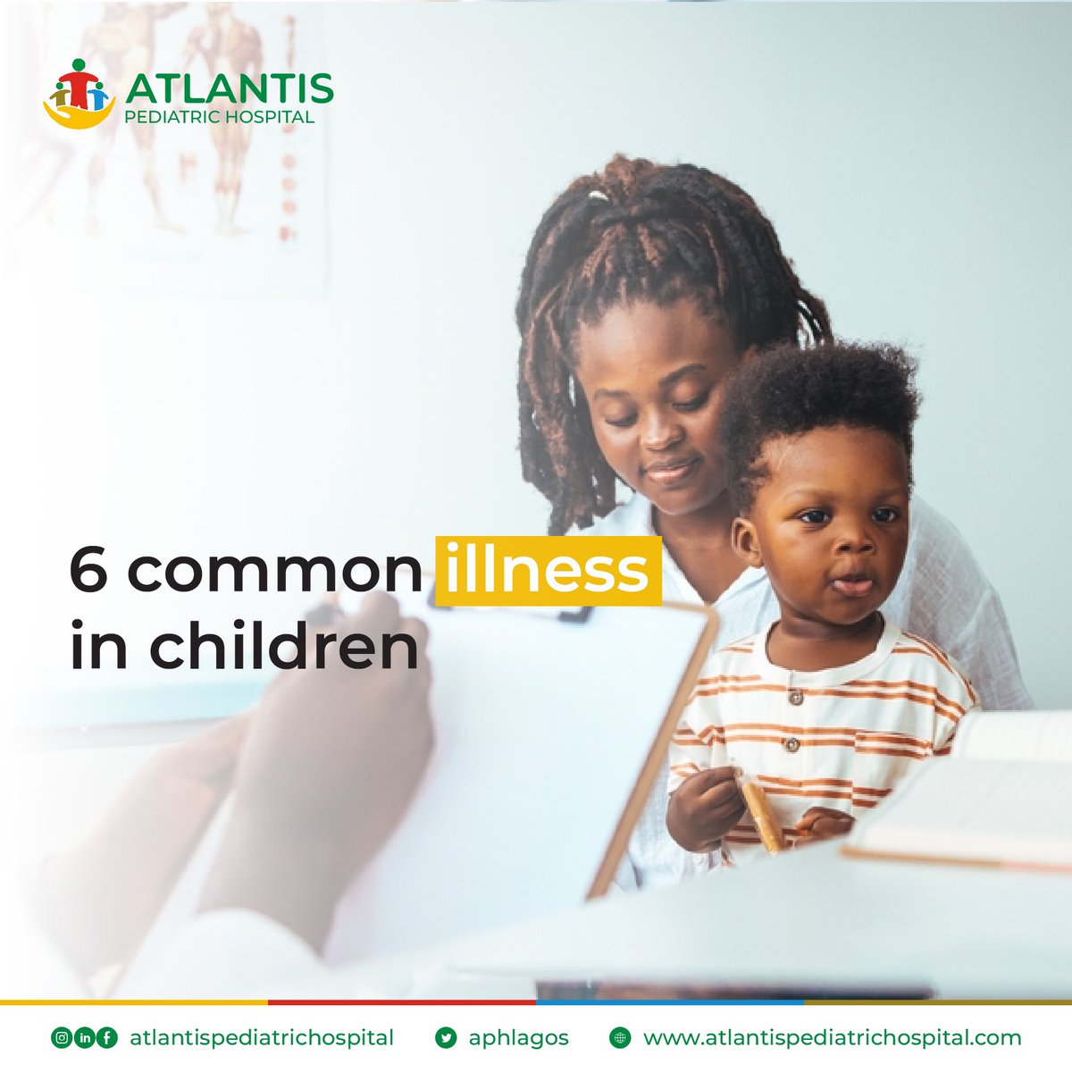 As a parent, you probably know the difficulties of dealing with a sick child. While many of these illnesses are unpleasant, luckily, they are treatable.

1 of 4
#Parenting #ChildhoodIllnesses  #StayHealthy #ChildhoodHealth #parentingtips #AtlantisPediatricHospital #kidswellness