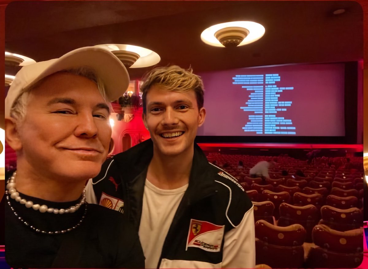 Baz Luhrmann spotted at the Grand Rex in Paris to watch #Oppenheimer
