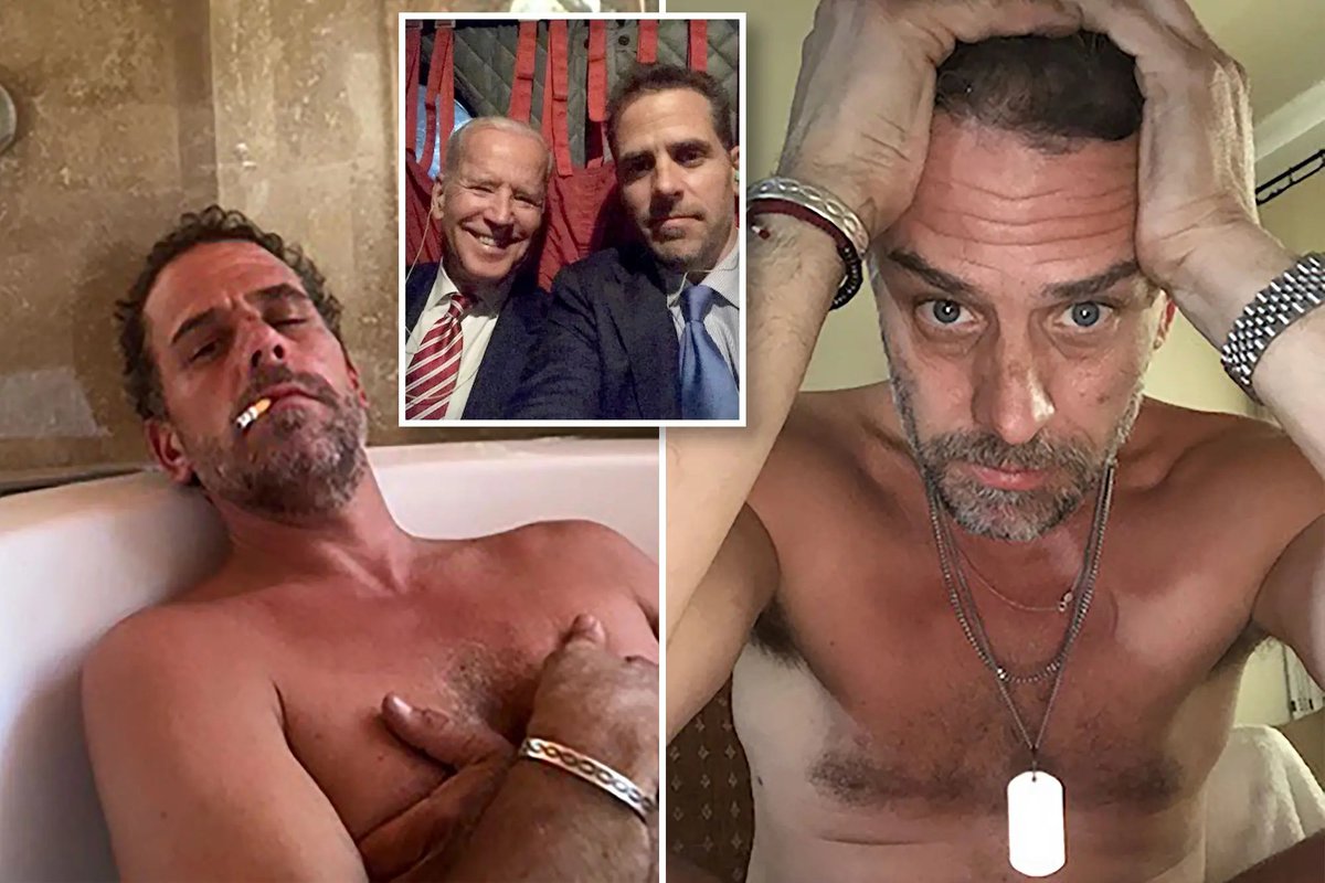 Mision_Verdad's tweet photo. Hunter Biden enfrentará entre seis y diez cargos penales por violaciones a la Ley Mann y la Ley de Registro de Agentes Extranjeros (FARA). Hay evidencias claras de que el hijo del presidente Biden estuvo involucrado en actividades ilegales. https://t.co/f3GmzHMFQw
