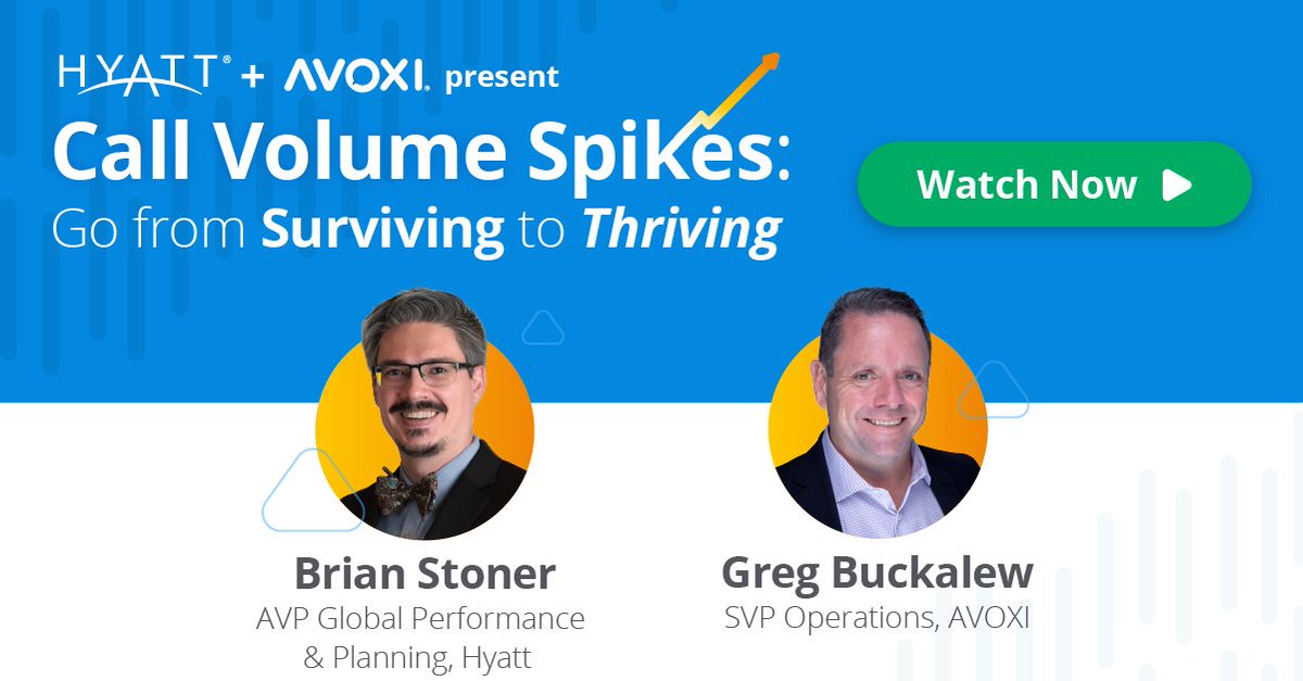 AVOXI's tweet image. Discover strategies for handling #callvolume spikes, leveraging data for decision-making, reducing employee burnout, and staying agile. Access the webinar at your convenience and enhance your #customerexperience. Watch now: hubs.la/Q01WqbPZ0

#contactcenter