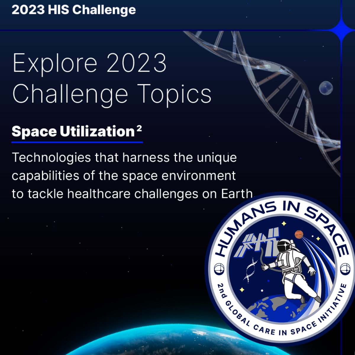 junaidmianrph's tweet photo. Venture beyond the ordinary with microgravity (#ug)!
Embrace the #HumansInSpace2023 Challenge and propel from 0 to 1. Destination? Planet Impact. 🚀

Apply by July 28th: https://t.co/cxP9YCH5RI

#HIS2023 #Space4Healthspan #Healthspan #ug #MAAS #MAAP
@Axiom_Space @aurelia_labs