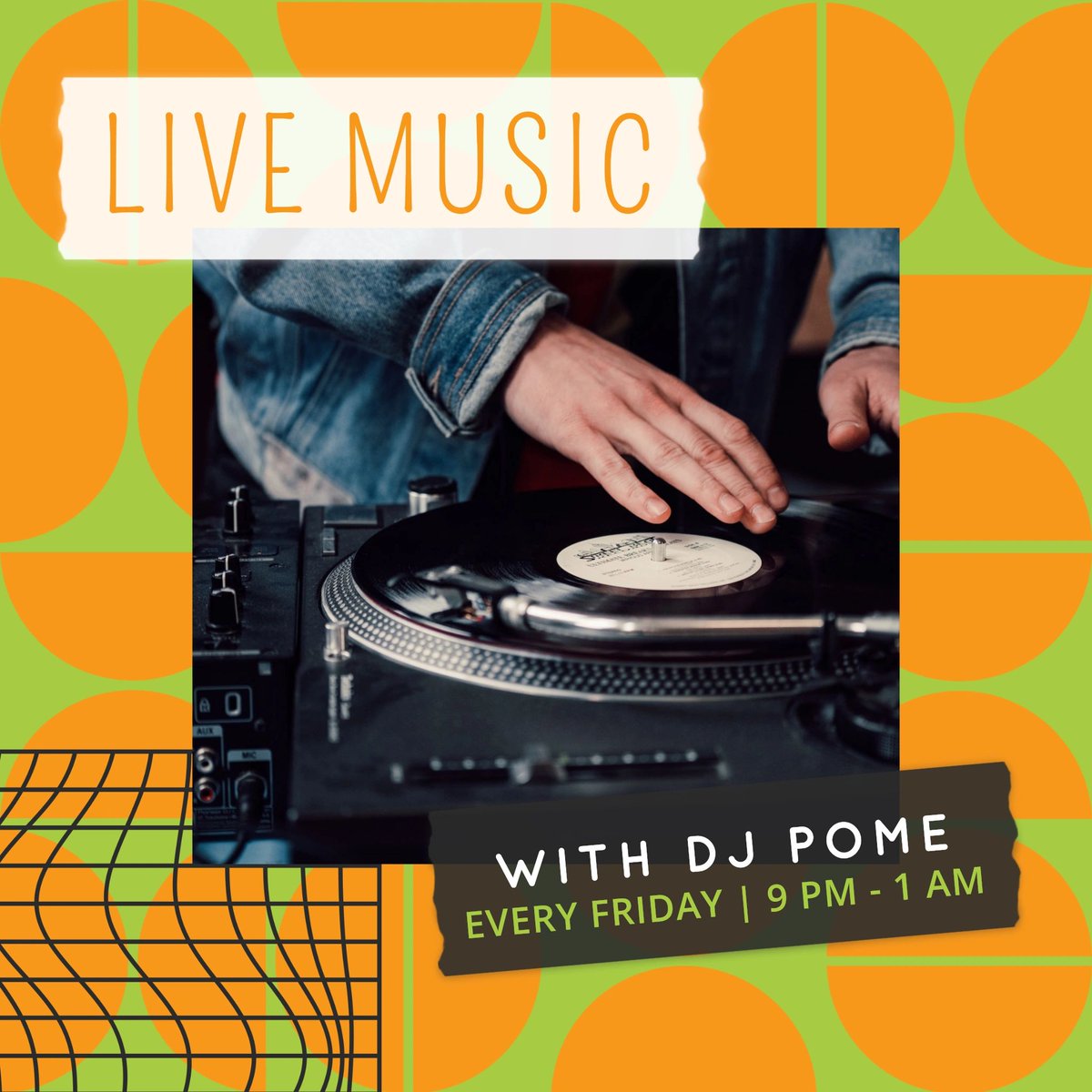 BoogalooStl's tweet photo. Looking for a night of excitement and entertainment? Join us at Boogaloo every Friday night for our live music event featuring the incredible, DJ Pome! 🎶🕺💃 Get ready to dance the night away with non-stop beats and good vibes from 9 PM to 1 AM. We can't wait to see you! https://t.co/Zd1SEXHylA