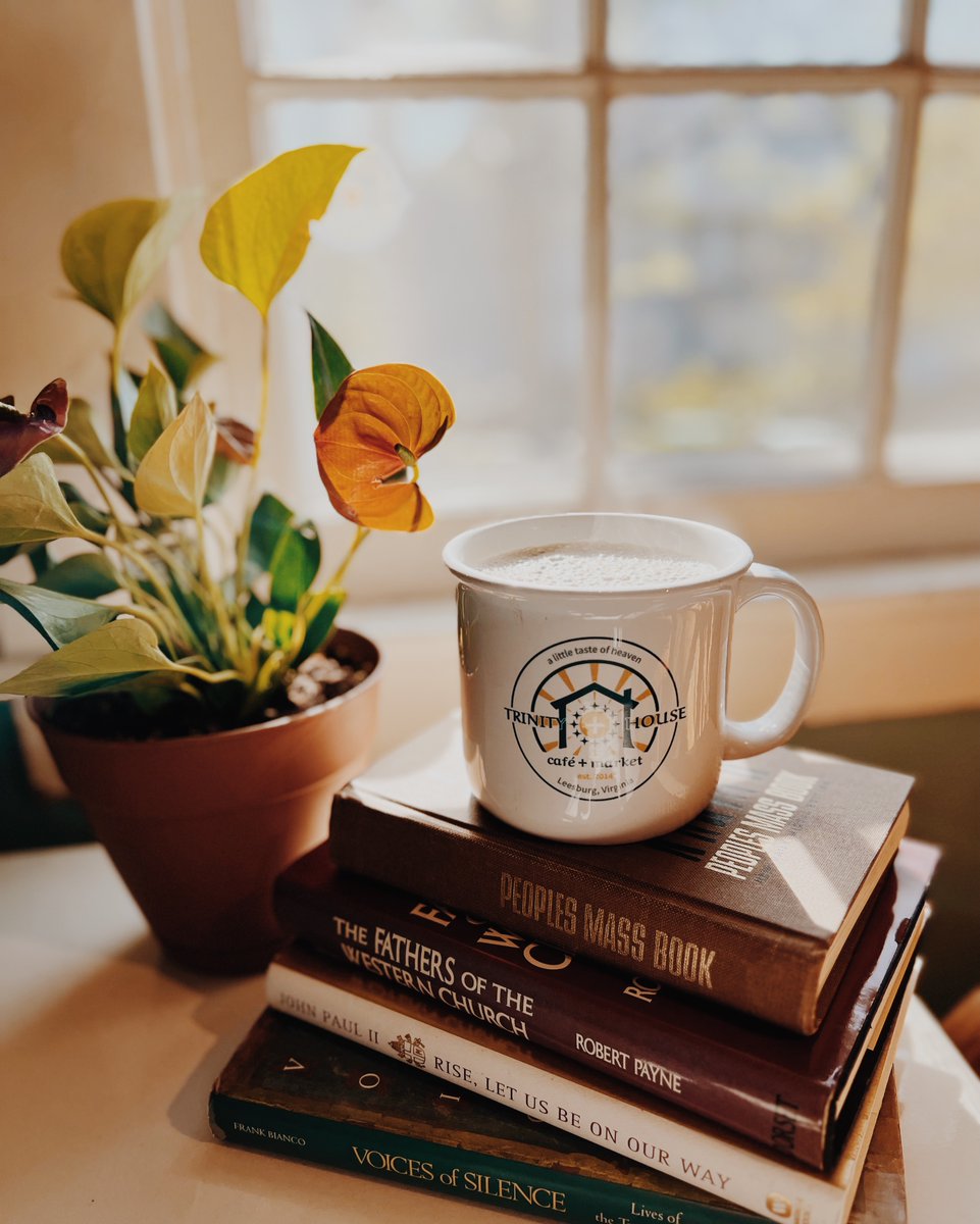 TrinityHseCafe's tweet photo. Coffee &amp; books are just a few of our favorite things. https://t.co/XVtr3rvCO9