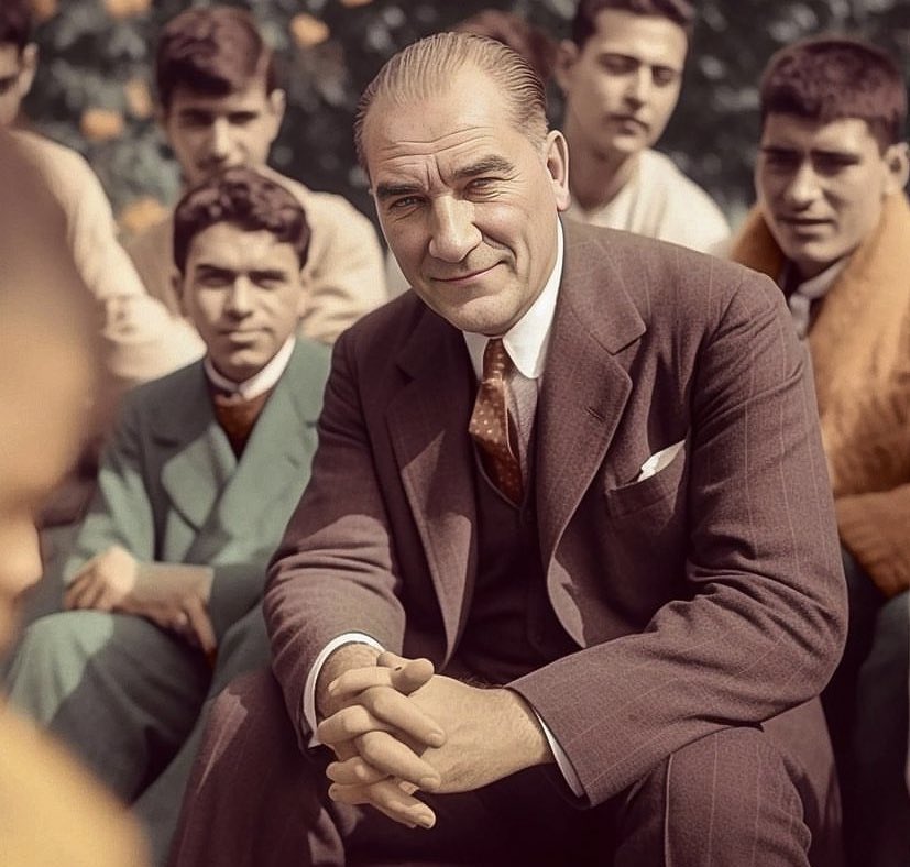 Yapay zeka yardımıyla oluşturulan Atatürk fotoğrafı: