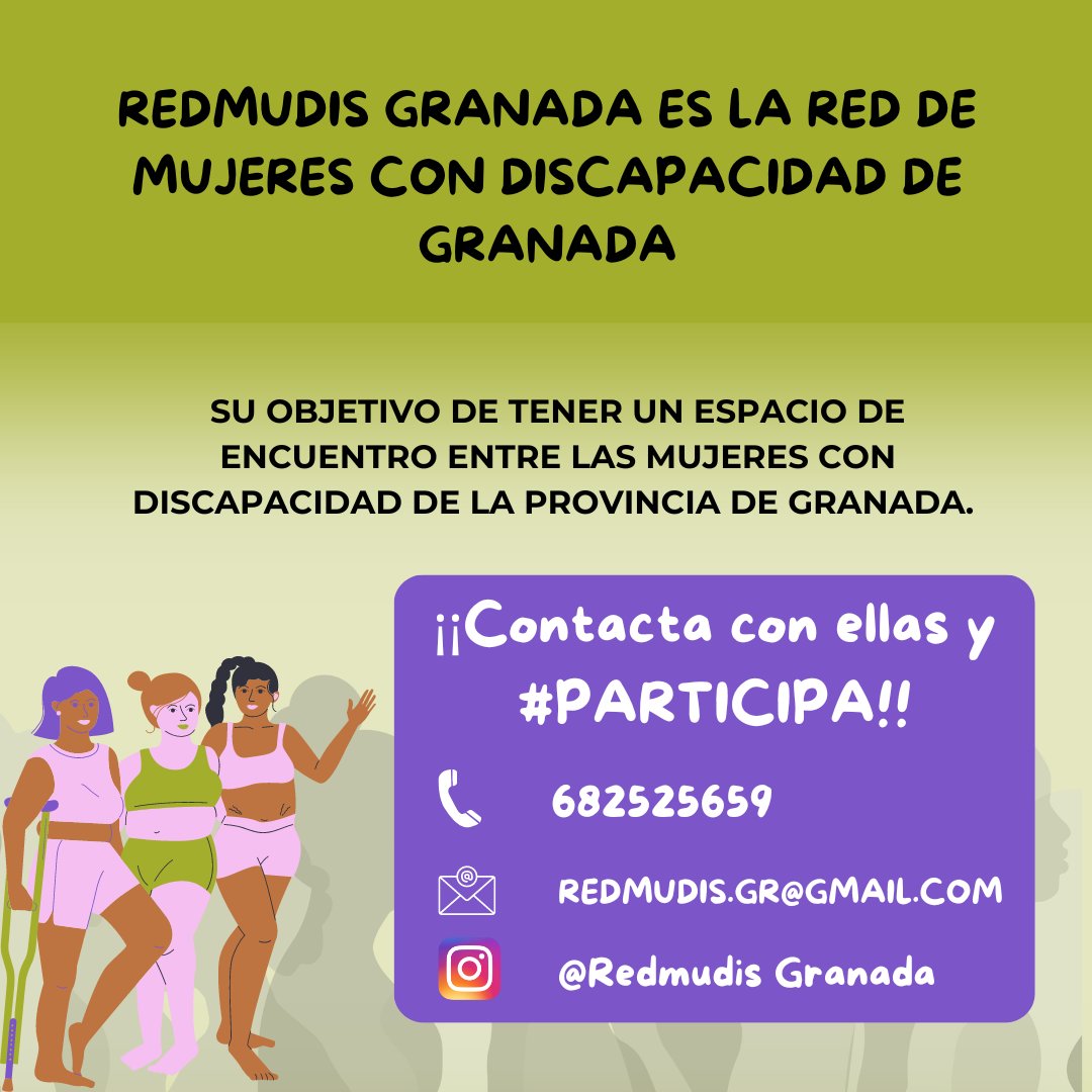 FAMDISA1's tweet photo. 💜 Nos hace muy felices presentaros a una de las nuevas asociaciones federadas a @FAMDISA 👏

¿CONOCES A #REDMUDIS #GRANADA? 

🗣️🗣️🗣️🗣️ https://t.co/3Klr3fciKS