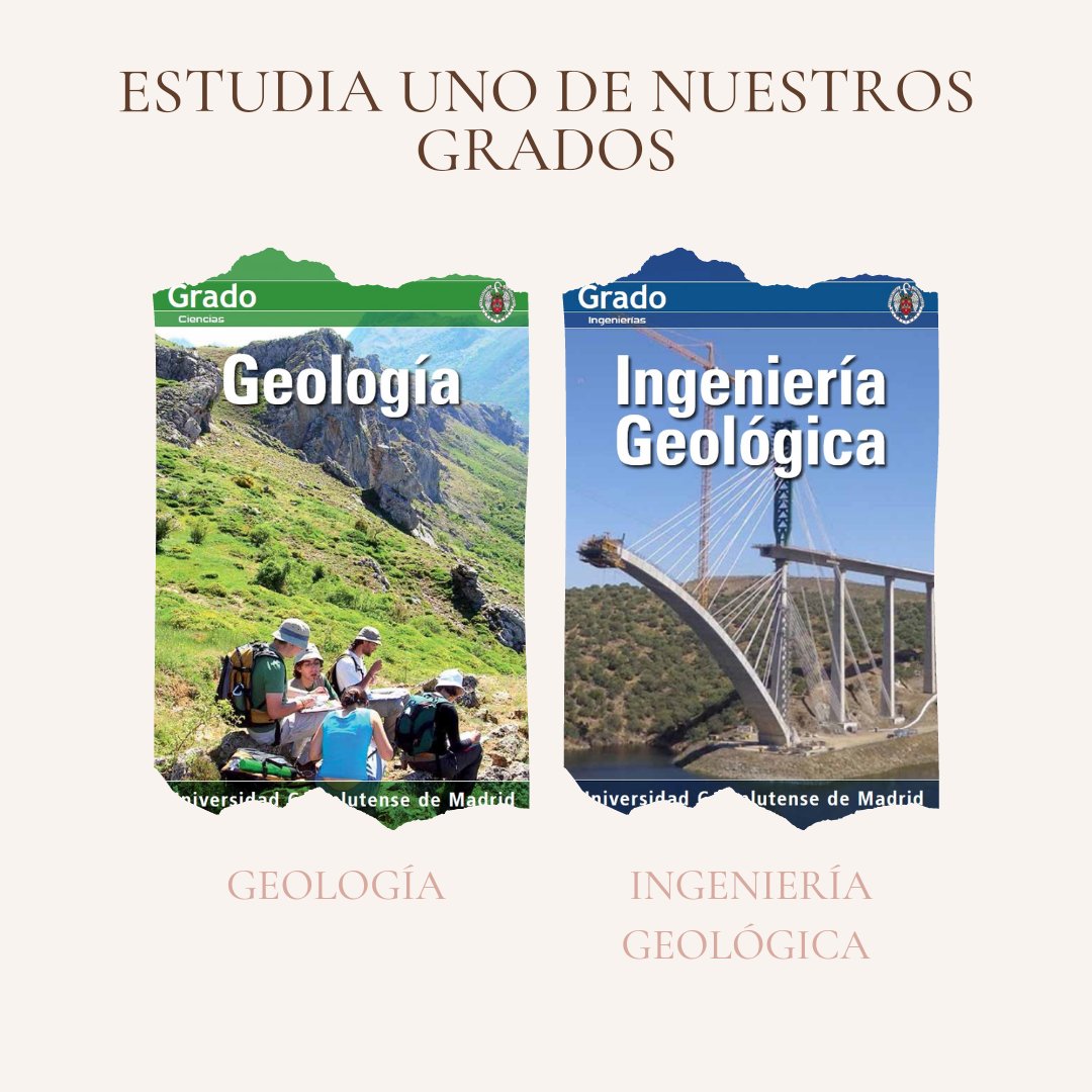 Matrícula abierta en nuestros Grados en Geología e Ingeniería Geologica a partir del 27 de julio. 
La sociedad necesita profesionales en Ciencias de la Tierra y tienen una elevada tasa de inserción laboral.