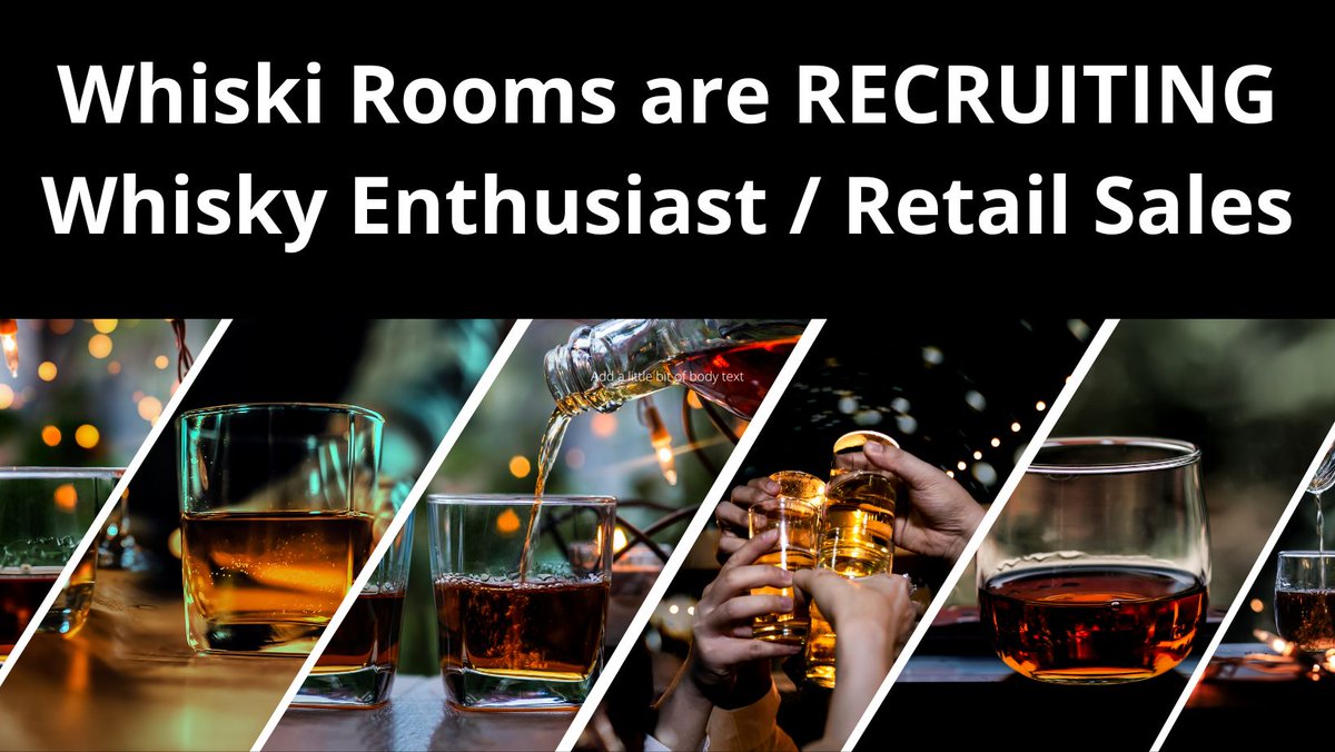 Fancy joining our whisky shop in <a href="/whiskirooms/">Whiski Rooms</a> ? Passionate about whisky / retail experience - apply now tinyurl.com/56pat3jz