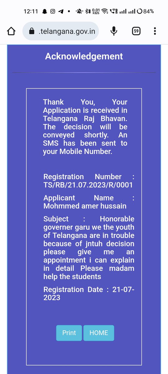 hussain_am50576's tweet photo. @DrTamilisaiGuv @19rg550 @KTR_News @KTRBRS @SabithaindraTRS @TheRealHimanshu @TheRealHimanshu @TSwithKCR  
Till now i dint got any appointment what the telangana government doing for students? 
Who is here to hear the issues of Telangana students? (No one)
#jntuhsubjectexemption https://t.co/jLeM5JlZTq