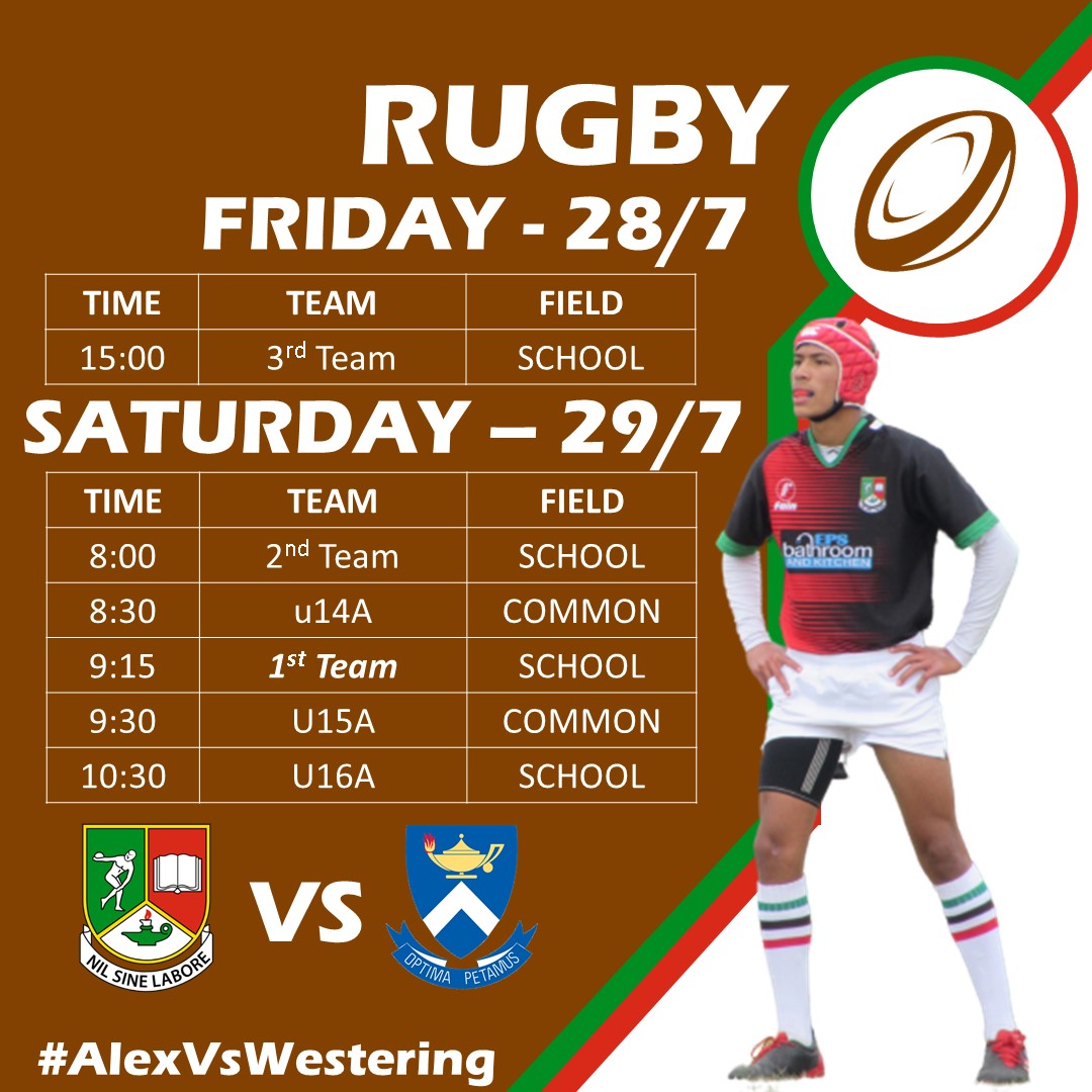 alex_rhs's tweet photo. This Friday and Saturday, our hockey, rugby and netball teams host Westering High School. All are welcome to come and support our Alexans. #AlexVsWestering #AlexHockey #AlexNetball #AlexRugby https://t.co/8sFey7DyIs