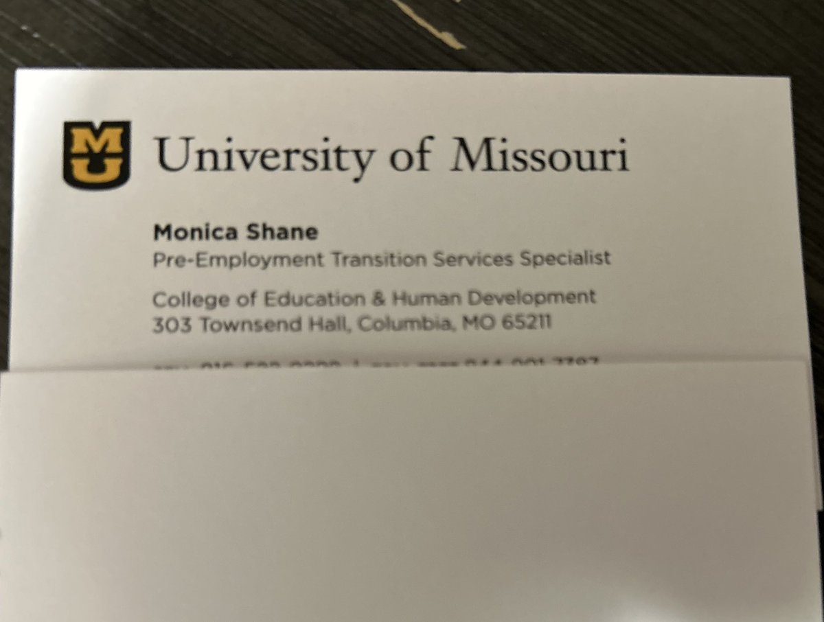 My new business card! 
Loving the journey! Growing. I’ve spent two weeks in professional development and I’m stretching myself which is invigorating! MO-South Central region. 
#PREETS 
#collegeandcareerready