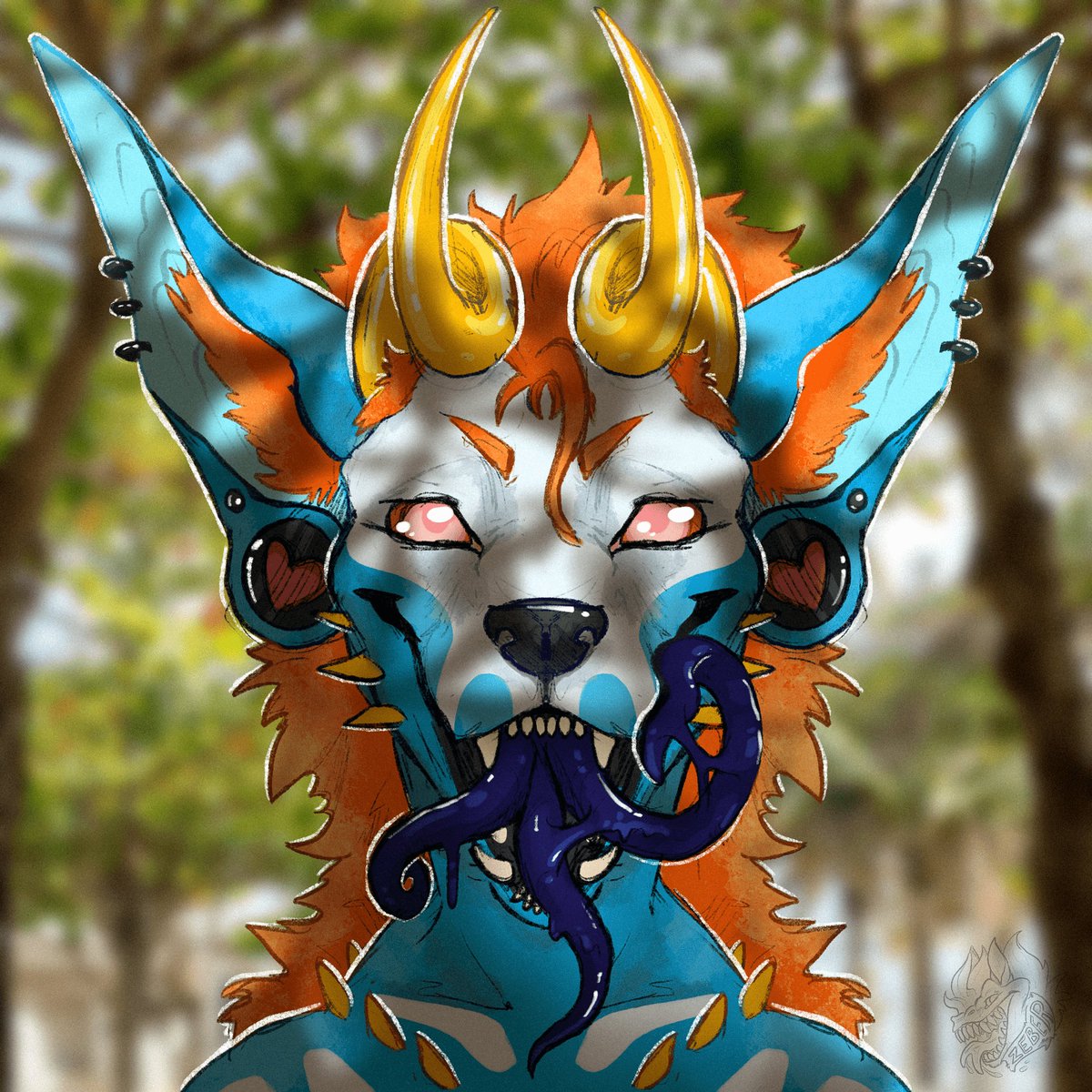 Wasteland_Oni's tweet photo. Amazing art of my #Viscidmorph Valentino by Zeberka. Got this via art trade.
Artist: https://t.co/S8IlpcUbdC
His TH profile: https://t.co/CqE486l7EW https://t.co/9gX46oRboo