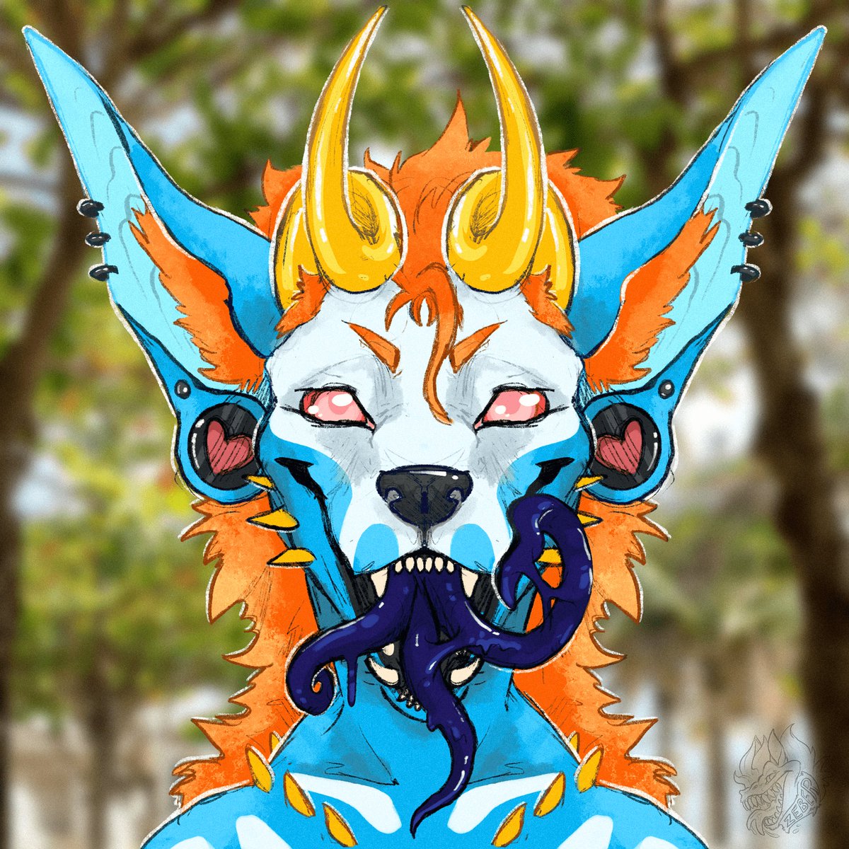 Wasteland_Oni's tweet photo. Amazing art of my #Viscidmorph Valentino by Zeberka. Got this via art trade.
Artist: https://t.co/S8IlpcUbdC
His TH profile: https://t.co/CqE486l7EW https://t.co/9gX46oRboo