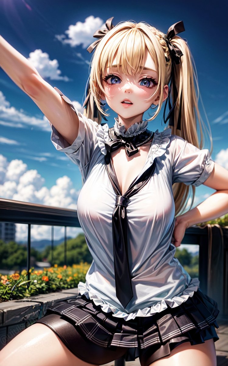 uiuisan3's tweet photo. DOA マリー・ローズ
スクールコスチューム（制服）

「もう、小さいからってなめないでよね」

#DOAXVV
#ブイブイ 
#AIイラスト 
#AIイラスト術師さんと繋がりたい https://t.co/PytpzWkTTU