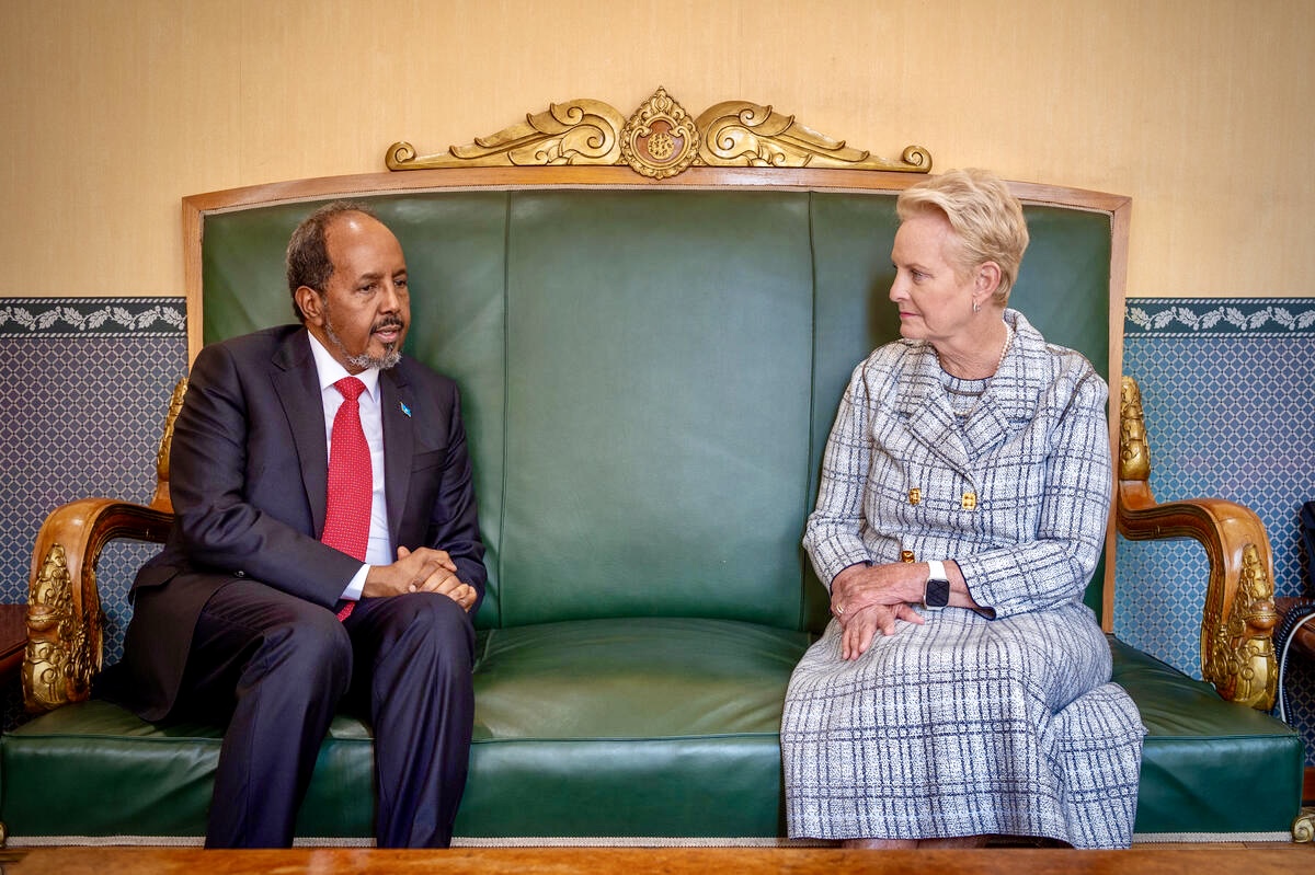 WFPChief's tweet image. Vital meeting with President @HassanSMohamud at #UNFSS2023. Our shared commitment to building long-term resilience and helping communities to achieve food security, stability &amp;amp; opportunity is critical to breaking the cycle of humanitarian dependence in #Somalia. 🇸🇴 🇺🇳