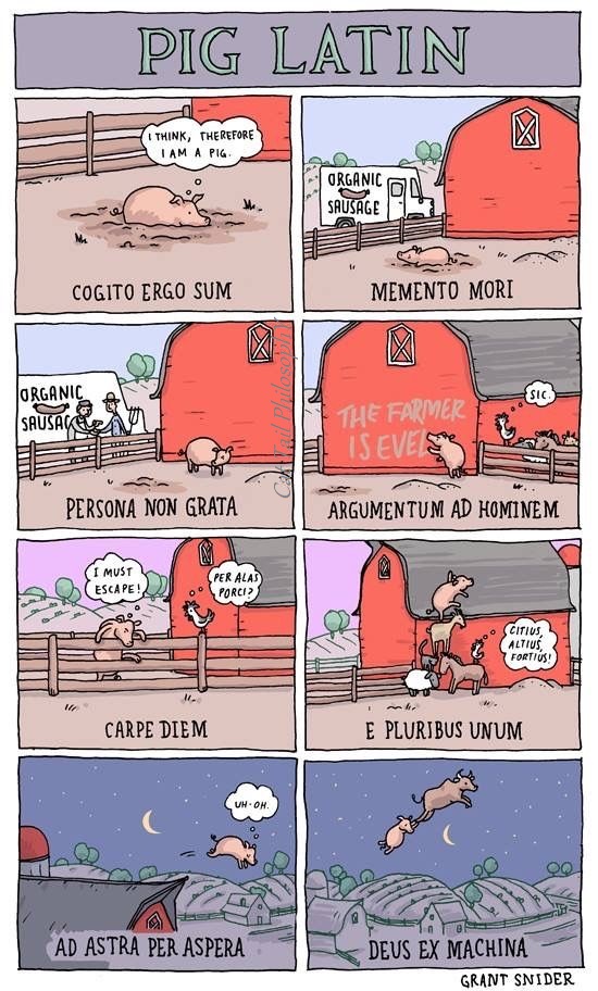 PostFilm's tweet image. A Pictorial Guide to Pig Latin.