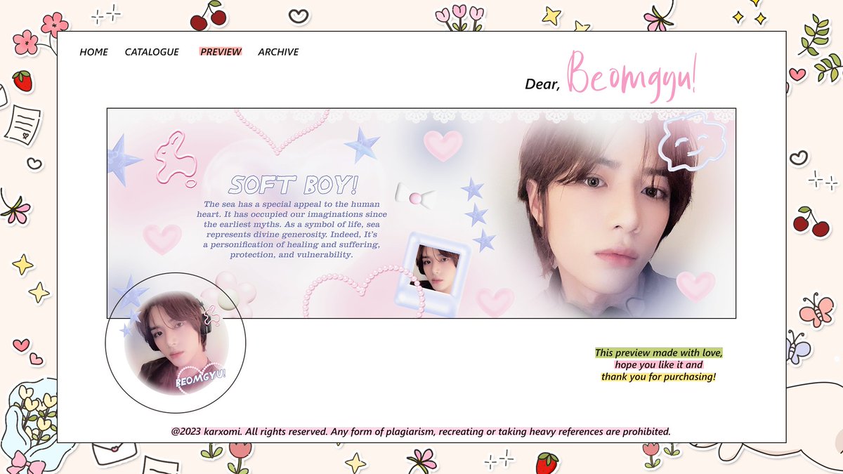 karxomi's tweet photo. any rt are highly appreciated 🥺

halo ada 4 layout FREE disponsori oleh kak @dilaydw yg baik hati yaw! syaratnyaaa
🍡 rt twit ini
🍡 reply mau layout siapa (misal : beomgyu)
🍡 ajak teman (optional)
jangan sampe ketinggalan aku undi malem ini jam 21.21 😍

sfu #zonauang #zonaba https://t.co/ZVea8kpSNG