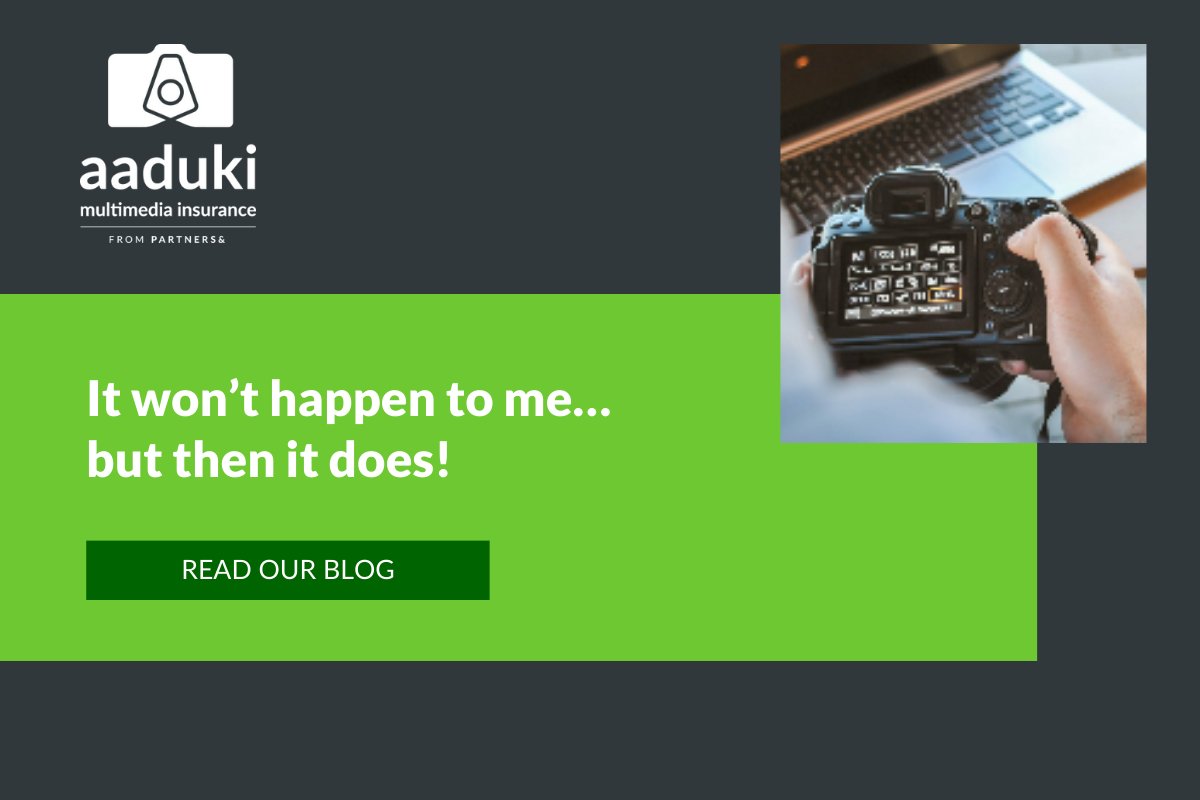 The number of times we have heard clients say, “We didn’t think it would happen to us…”

That’s when the benefits of a good claims service come into focus.

Find out more in our blog below 👇

ow.ly/BoqV50PmxV3

#photography #multimediainsurance #claimssupport #aaduki