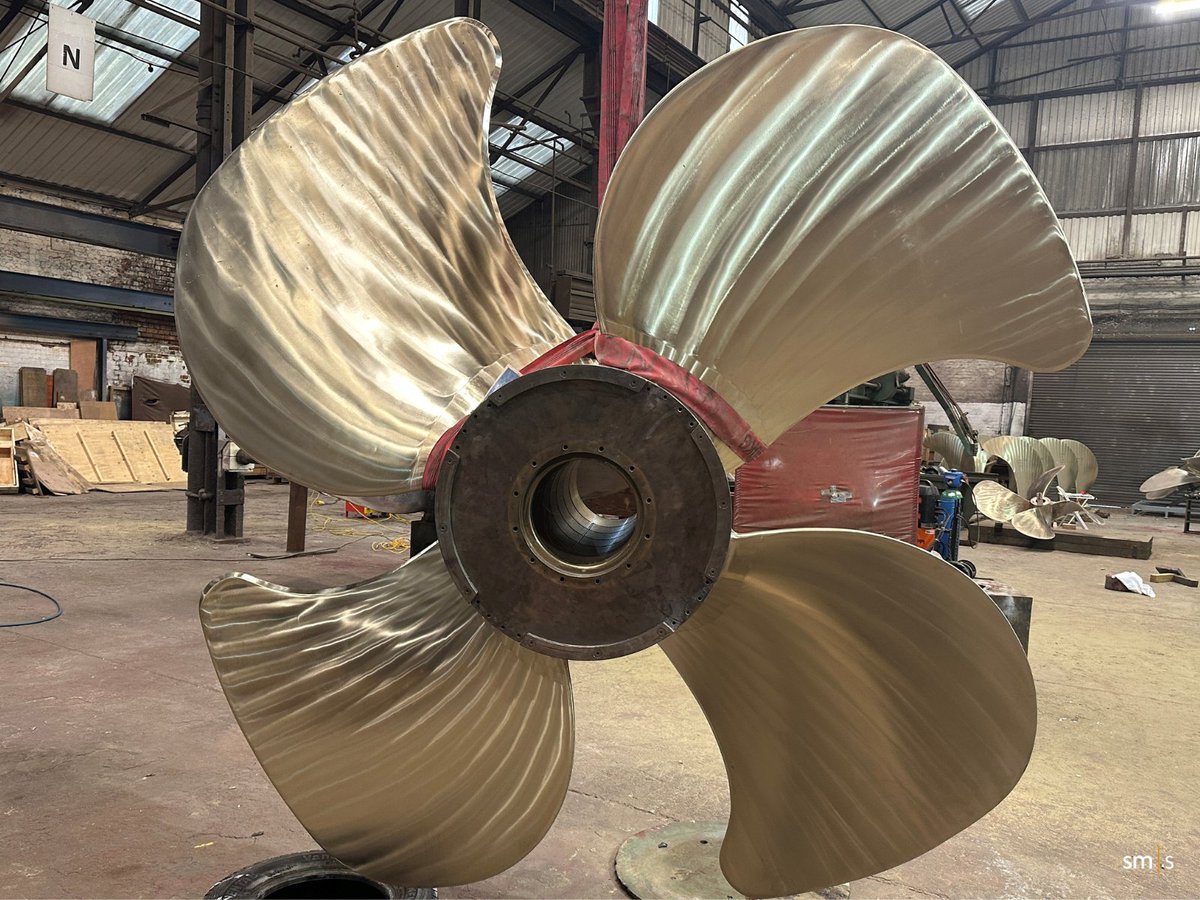 StoneMarineShip's tweet photo. It’s hard to believe this propeller came to our workshop with bend damage &amp; several areas of the blades missing. Superb work from our technicians 👏

Please contact us to discuss your propeller needs 👇🏻
https://t.co/4jrrrg8I6h
#shiprepair #marineindustry #maritime https://t.co/ImwrJ8ufaL