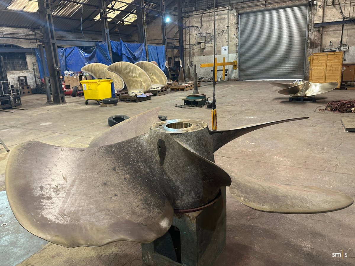 StoneMarineShip's tweet photo. It’s hard to believe this propeller came to our workshop with bend damage &amp; several areas of the blades missing. Superb work from our technicians 👏

Please contact us to discuss your propeller needs 👇🏻
https://t.co/4jrrrg8I6h
#shiprepair #marineindustry #maritime https://t.co/ImwrJ8ufaL