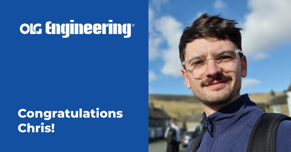On_Line_Group's tweet photo. OLG Engineering are pleased to announce the promotion of Chris Hasthorpe to Stress Engineer.
Congratulations Chris from everyone at OLG! ๐
Read more about Chris over on our website ๐ https://t.co/m462kK0qLf
#engineering #stressengineer https://t.co/9JQvKLzjPs