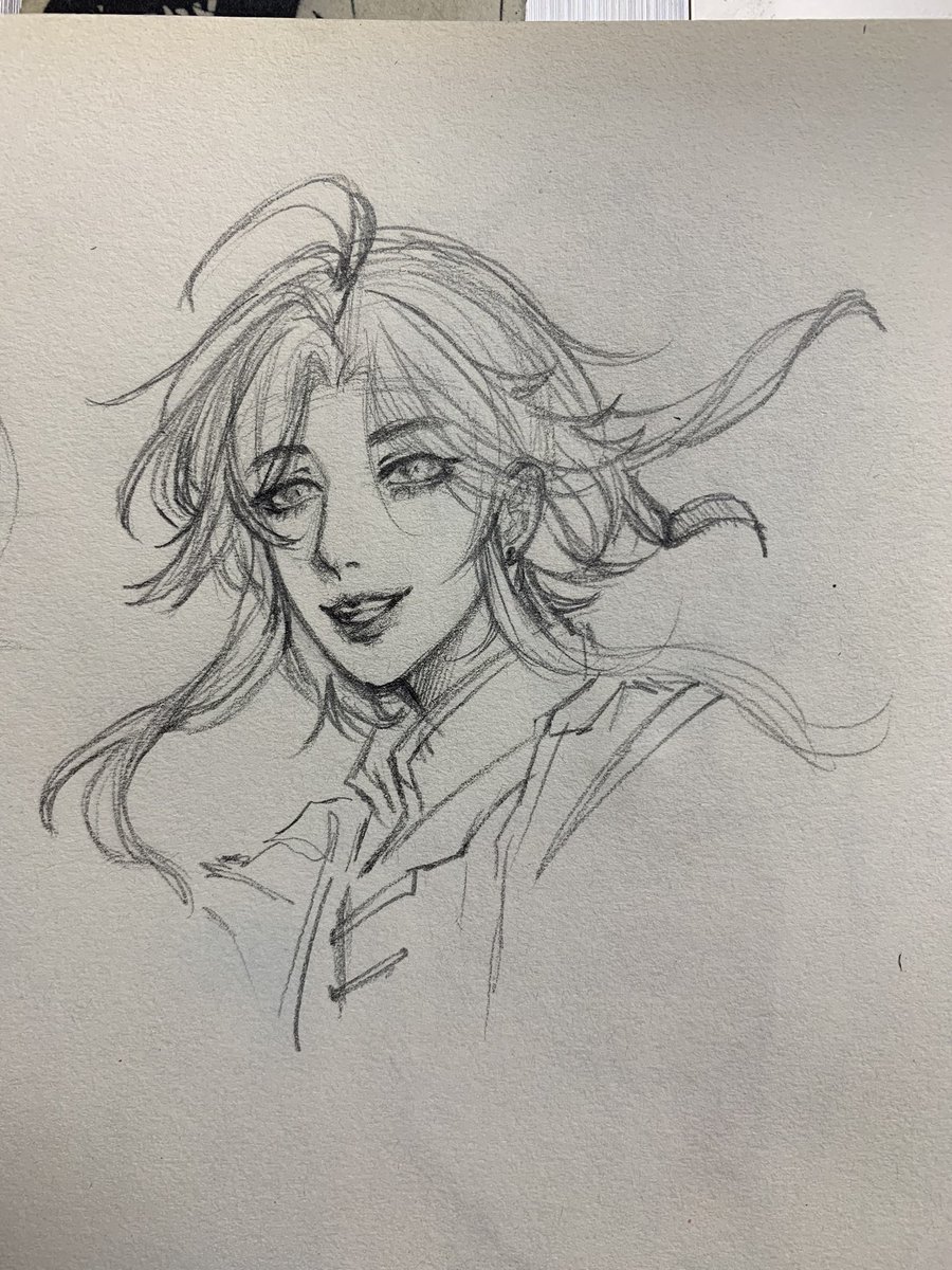 N1S3_BW's tweet photo. Another quick sketch of #Yanqing I will do a watercolor painting of him soon! 🫶🏼 #HonkaiStarRail https://t.co/TC9kIZkgwi
