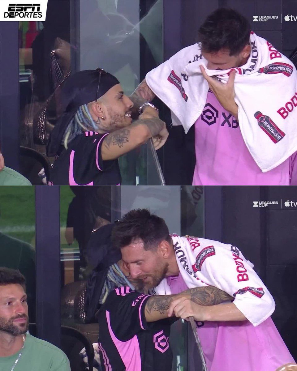 rauwgallery's tweet photo. Rauw🪐 x Messi🐐 https://t.co/C2vGwy0Ov0