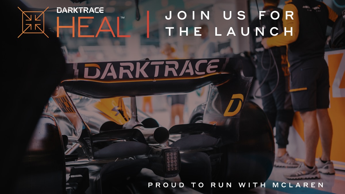 Darktrace's tweet photo. Tune in on August 03 at 11:30 AM ET / 4:30 PM BST as we unveil our latest product: HEAL™. We'll cover everything you need to know, from understanding how a Formula 1 team can be ready and recover quickly to closing our Cyber AI Loop! Register now: https://t.co/cq3R98y3e0 https://t.co/1f5KF5aAyK