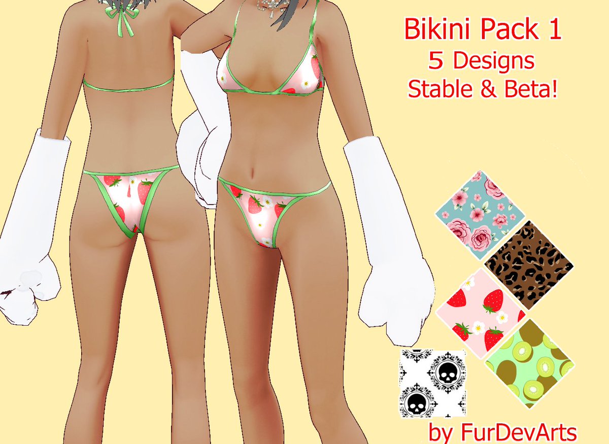 FurDevArts's tweet photo. VROID!!! BIKINI PACK 1 // VROID STABLE &amp; BETA | FurDevArts https://t.co/WgEEnIyocP #booth_pm #vroid #bikini #digitalart #art #3dart #3dtexture #vroidhub #vroidstable #vroidtexture #vroidbeta #booth #vroidclothes https://t.co/BFvQ1sol1Z