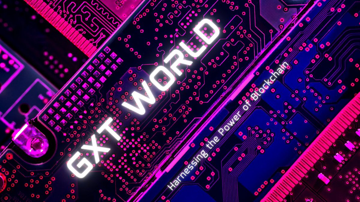 GXT25075644's tweet photo. Unlock the potential of blockchain with GXT World 🔓
#GXT #GXTWorld #Gem #GemTrading #Blockchain #Crypto
#Cryptocurrency #NFTs #Tech #TechTwitter #Future #Token https://t.co/CBHdgU6UUh