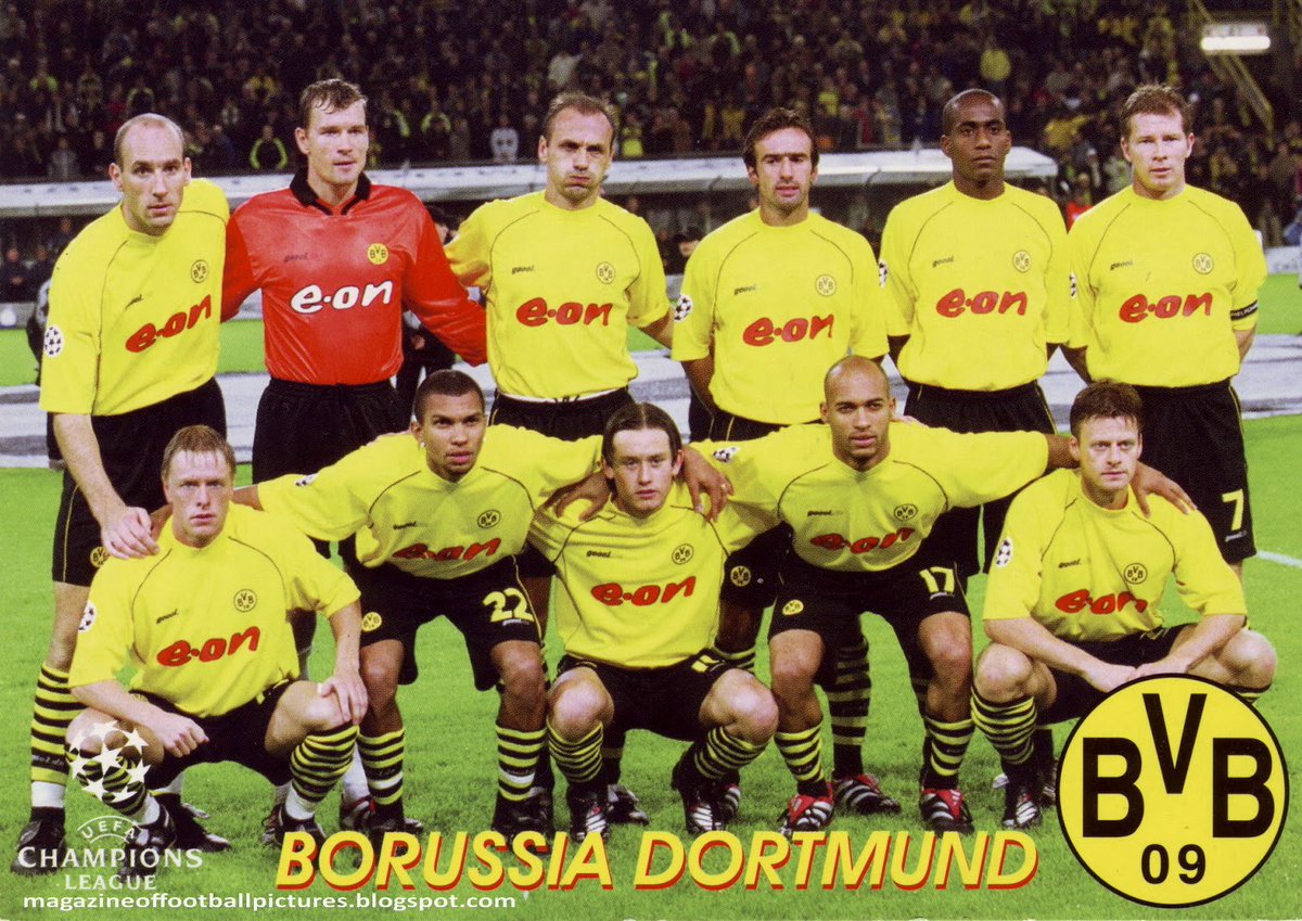 Fenerbahçe’s 01-02 Fenerium, Heerenveen’s 00-01 Abe and Borussia Dortmund’s 01-02/02-03 (the 01-02 kit was reused for 02-03) goool branded kits are the only in-house kits used in the Champion’s League.