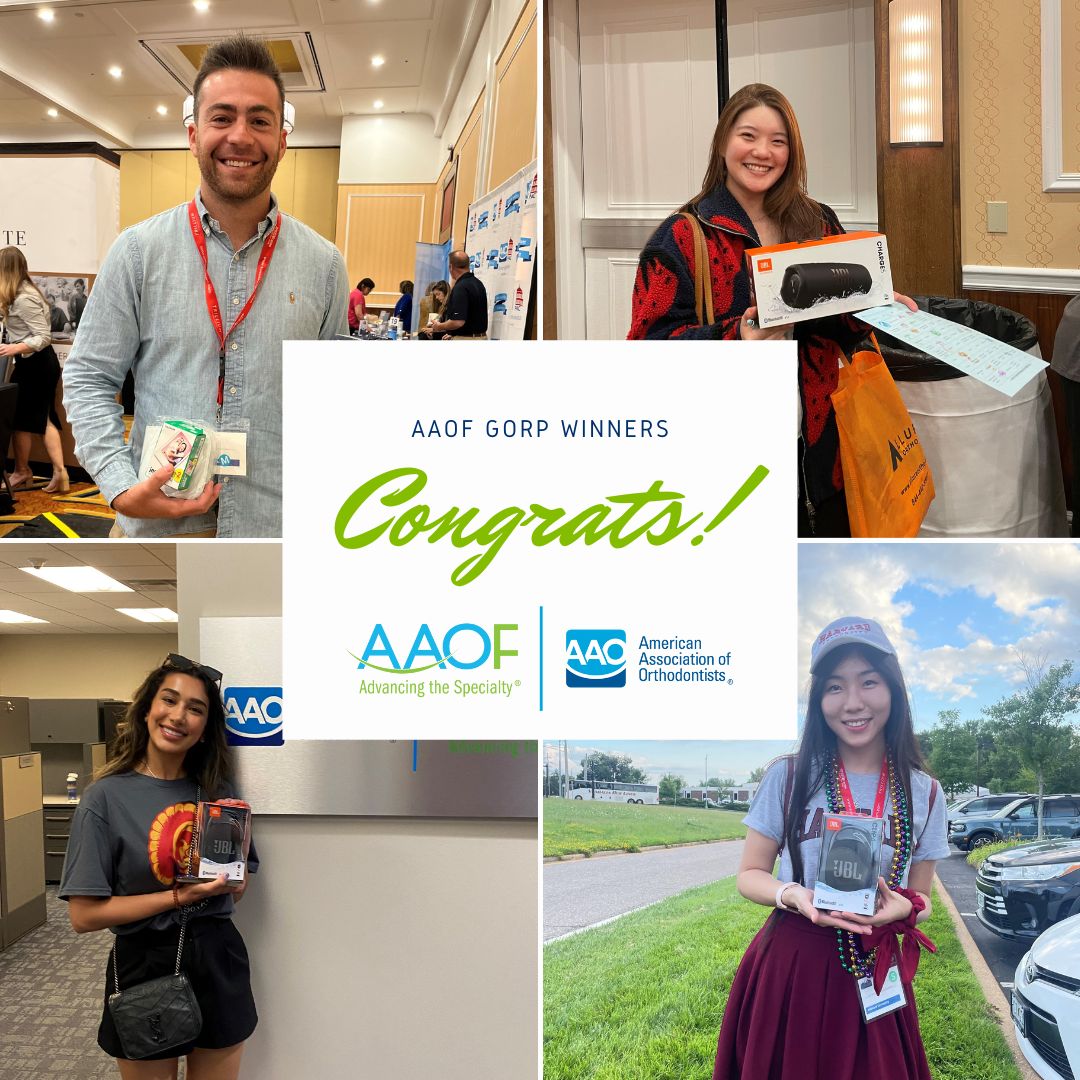 Congratulations to our GORP winners! We had so much fun with you all last weekend! #Residents #OrthoResidents #AAOF #AAO #GORP2023
#GORP