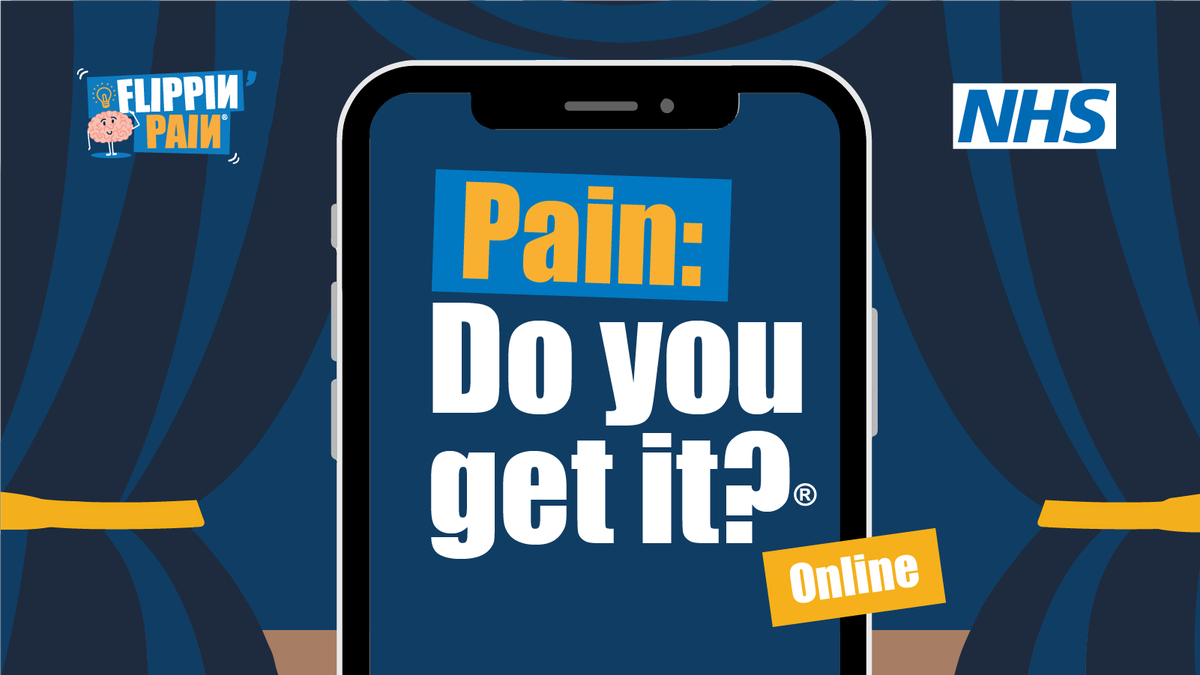 Pain: Do you GET IT? A FREE, ONLINE event on Monday 7th August 6.30pm to 8pm for anybody affected by long-term pain: buff.ly/452YfXA Includes an audience Q&A session with a panel of experts with people living with pain.