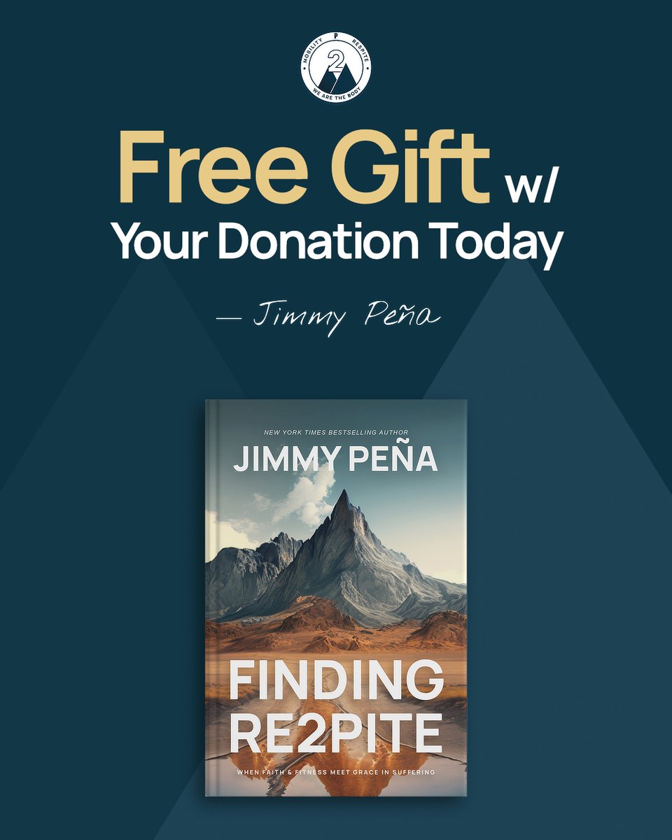 prayfit's tweet photo. When you give $15 or more to https://t.co/LnGn4TCTRq to help supply mobility and respite for those impacted by special needs, we'll send you a COMPLIMENTARY signed copy of our latest book as a way to say thank you. 

Receive your FREE book when you become a monthly donor. https://t.co/2s01dacN31