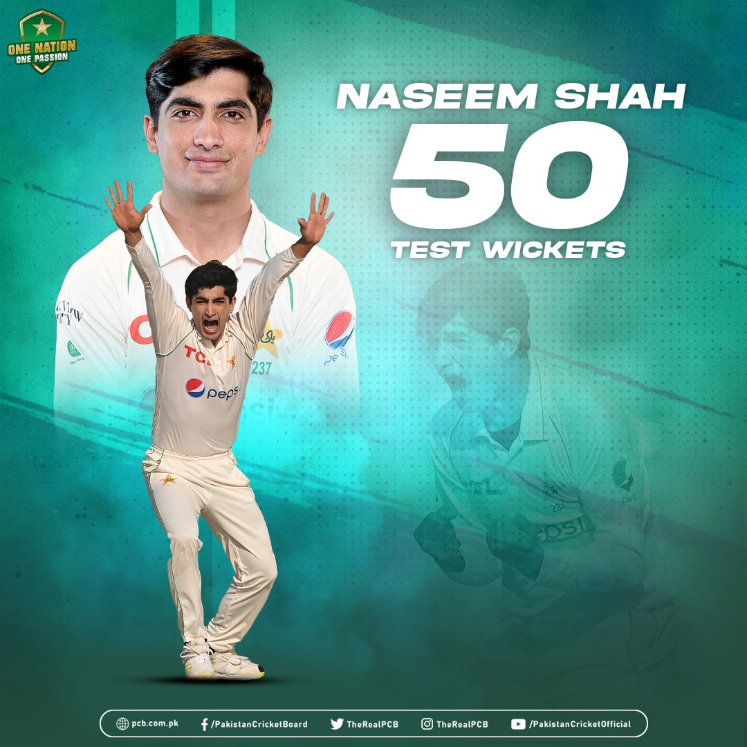 Pakistan Cricket (@therealpcb) on Twitter photo 5๏ธโฃ0๏ธโฃ Test wickets for <a href="/iNaseemShah/">Naseem Shah</a> ๐ฅ
He has put on a special display of reverse-swing bowling today โจ
#SLvPAK 5๏ธโฃ0๏ธโฃ Test wickets for <a href="/iNaseemShah/">Naseem Shah</a> ๐ฅ
He has put on a special display of reverse-swing bowling today โจ
#SLvPAK