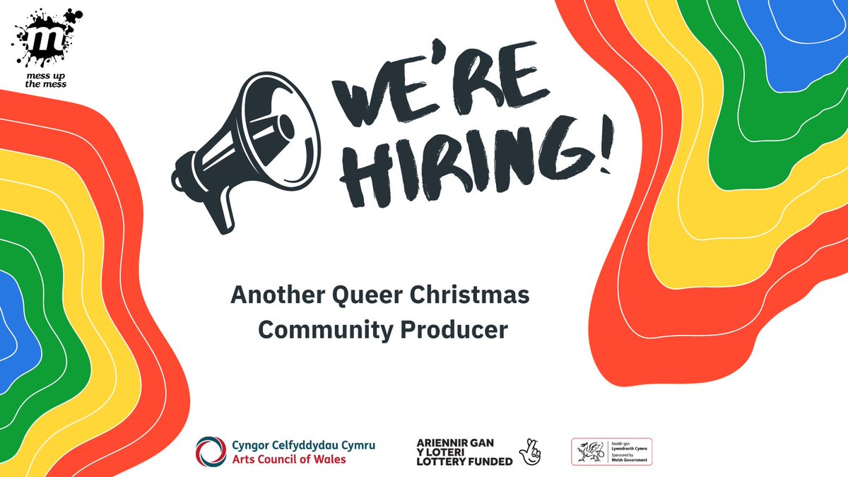 Mess Up The Mess (@messupthemess) on Twitter photo Looking for a Community Producer to be a key member of our team delivering the Another Queer Christmas project.
Apply: messupthemess.co.uk/another-queer-…
<a href="/swanseapride/">Swansea Pride</a> <a href="/UrbanFoundry/">Urban Foundry</a> <a href="/SBUHBAandH/">SBUHB Arts and Heritage</a> <a href="/CeriansWorld/">Cerian Wilshere</a> <a href="/bethanmarlow/">Bethan Marlow (she/they)</a> #PYNKswansea Looking for a Community Producer to be a key member of our team delivering the Another Queer Christmas project.
Apply: messupthemess.co.uk/another-queer-…
<a href="/swanseapride/">Swansea Pride</a> <a href="/UrbanFoundry/">Urban Foundry</a> <a href="/SBUHBAandH/">SBUHB Arts and Heritage</a> <a href="/CeriansWorld/">Cerian Wilshere</a> <a href="/bethanmarlow/">Bethan Marlow (she/they)</a> #PYNKswansea