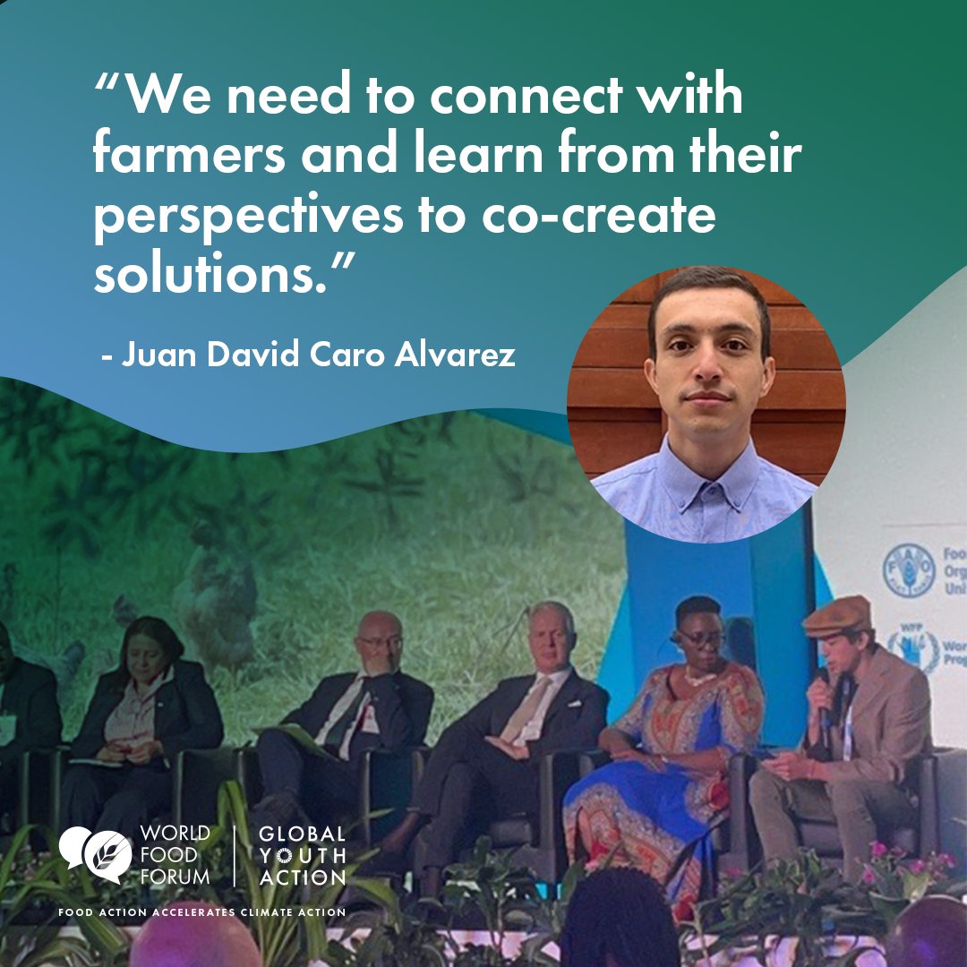 World_FoodForum's tweet image. #WFF Youth Policy Board Member @jdkaroa shared his insights on youth and peer-to-peer learning in agriculture at the UNFSS +2 Plenary session on &quot;Food Systems Transformation in Practice: Successes, Challenges and the Way Forward.&quot;

#UNFSS2023 #FoodAction #ClimateAction