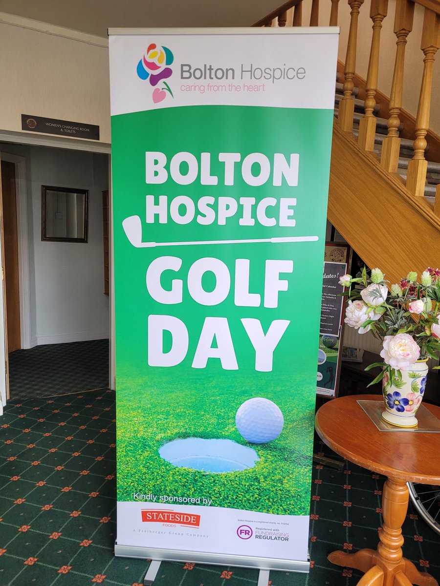 We are delighted to welcome supporters to our annual golf day at @BoltonGolfClub today! Thank you to @statesidefoods for kindly sponsoring this event!