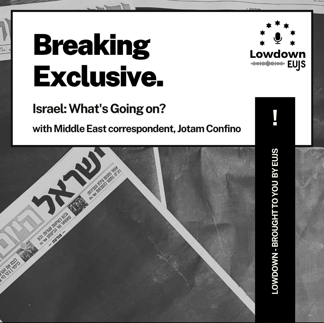 The Lowdown: The European Jewish Podcast (@lowdown_pod) on Twitter photo 🚨 OUT NOW 🚨
<a href="/hollermate/">Máté Holler</a> speaks with Middle East Correspondent <a href="/mrconfino/">Jotam Confino</a> to discuss the recent developments from within Israel.
Jotam gives us the Lowdown as he provides his views on "What's going on?" and "What's to come?"
🔗youtu.be/b2vWpj8VONw 🚨 OUT NOW 🚨
<a href="/hollermate/">Máté Holler</a> speaks with Middle East Correspondent <a href="/mrconfino/">Jotam Confino</a> to discuss the recent developments from within Israel.
Jotam gives us the Lowdown as he provides his views on "What's going on?" and "What's to come?"
🔗youtu.be/b2vWpj8VONw