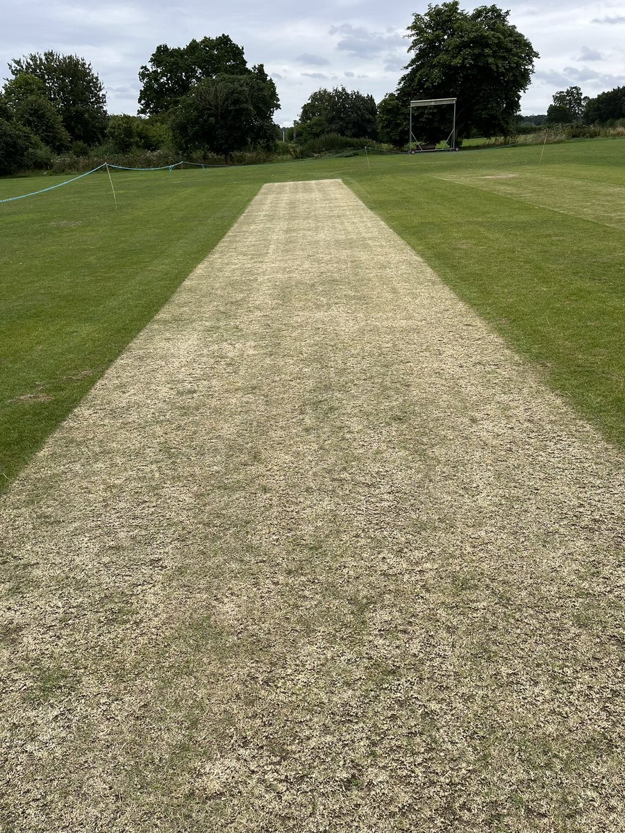 pauldownham's tweet photo. Saturdays 3s track looking good so far! How will it play π¬, I donβt really care as Iβm playing 4s π. Just kidding! hoping it plays well for them #OGCC #Cricket https://t.co/o2maJK2qoO