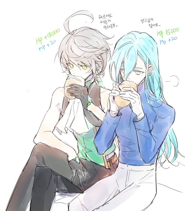 happy_NR2's tweet photo. 루헨상향축하기념 마구마구 재탕해보기 https://t.co/DGAlfvmxoM