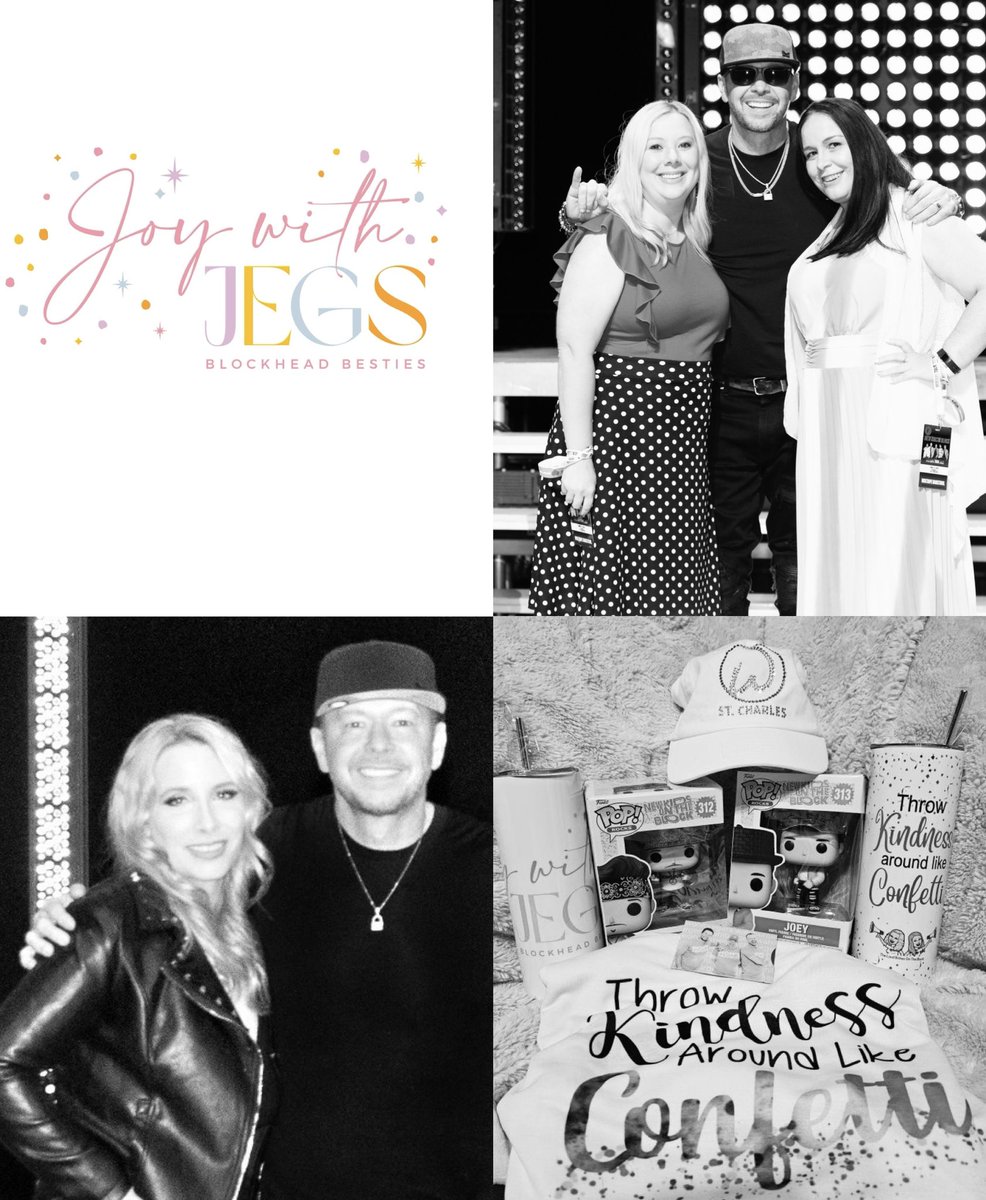 Join @thejennimurphy tonight on IG Live for #JoyWithJEGS at 9pm EST / 6pm PST we will be joined by @theloudbishesontheblock to pick a winner of our epic prize pack AND we will also be joined by @dw_bandw  !!! Join us tonight!!!