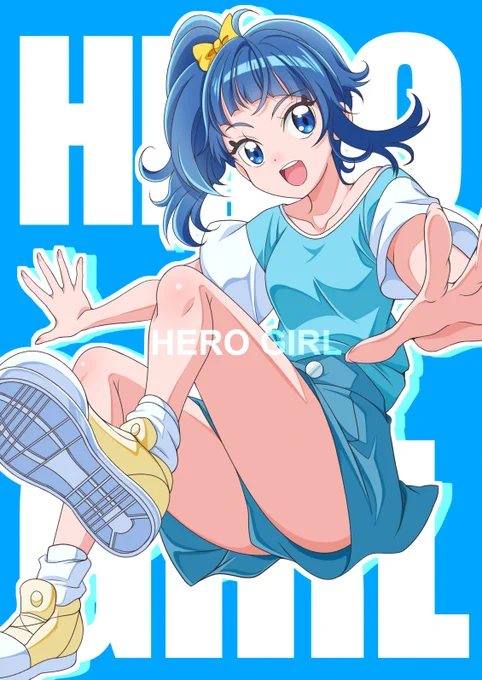 新刊2冊目、ひろプリのフルカラーイラスト集、こちらもに少しサンプルを投稿します。以前描いたソラちゃん絵にスカイを追加したり、4人の水着絵も新規で描き下ろししています。メロン予約はこちらからどうぞ↓ 
