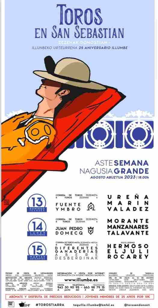 Otra licencia municipal: que usen el nombre de la Semana Grande para las corridas de toros.
Udaletxearen beste lizentzia: zezenketarako Aste Nagusiaren izena erabili ditzaten 📍 Donostia bule ⌚18h. 📆 12 Agosto / Abuztuak MANI !!!!