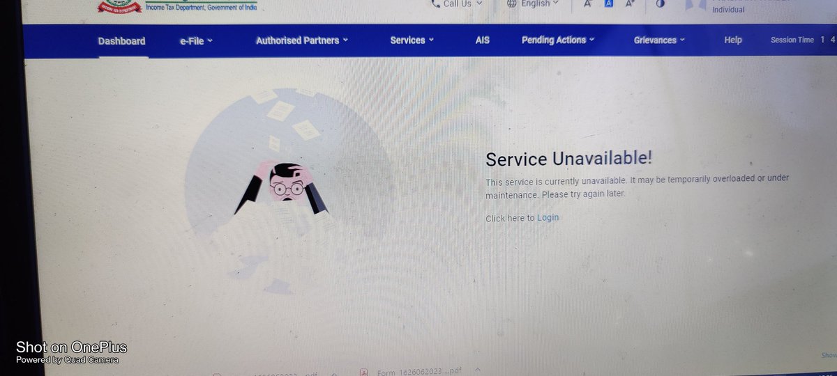 itstashuu's tweet photo. And now our dear portal has started to show it's true colours 🤣

#ITRFiling #IncomeTax #ca #charteredaccountant #portaldown https://t.co/WFgL4BL1MA