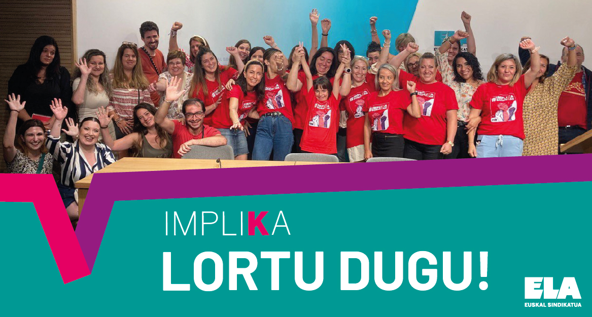 🎉 #Acuerdo en #Implika

✊🏽Tras más de 1⃣3⃣0⃣ jornadas de #huelga, la dirección ha tenido que negociar las reivindicaciones de la plantilla

✅Garantías para la reintegración del personal despedido y mejoras en indemnizaciones

📲labur.eus/IBHS8