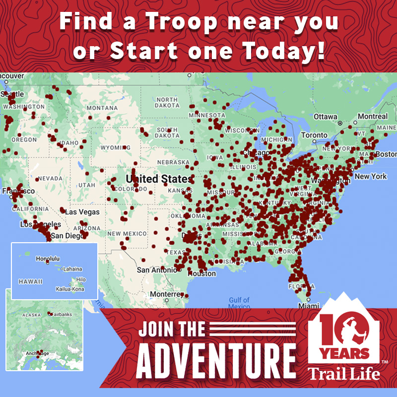 TrailLifeUSA's tweet photo. Join the Adventure! Find a Trail Life Troop near you or Start one Today!
https://t.co/qkkIc1ghC6
Christ-Centered | Boy-Focused
Adventure | Character | Leadership
https://t.co/n6JqUbNp7c
#TrailLifeUSA #FindATroop #Jointheadventure https://t.co/2CtyNLLjE3