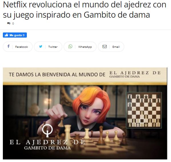 Me ha impactado gratamente lo que he visto de la nueva aplicación de ajedrez de Netflix. Os lo cuento todo en el blog: Netflix revoluciona el mundo del ajedrez con su juego inspirado en Gambito de Dama thezugzwangblog.com/netflix-revolu…
