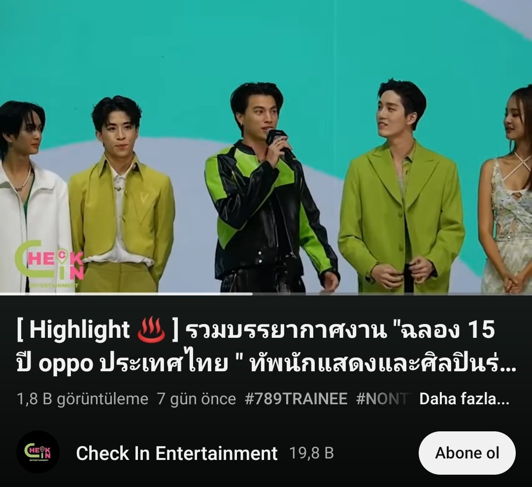 gulfkanawutTrFC's tweet photo. YT | Check In Entertainment
✓ https://t.co/BZpO8yHyJh
#15thAnniversaryofOPPOThailand
#OPPO15TH
#GulfKanawut @gulfkanawut https://t.co/qiXUTqswiG