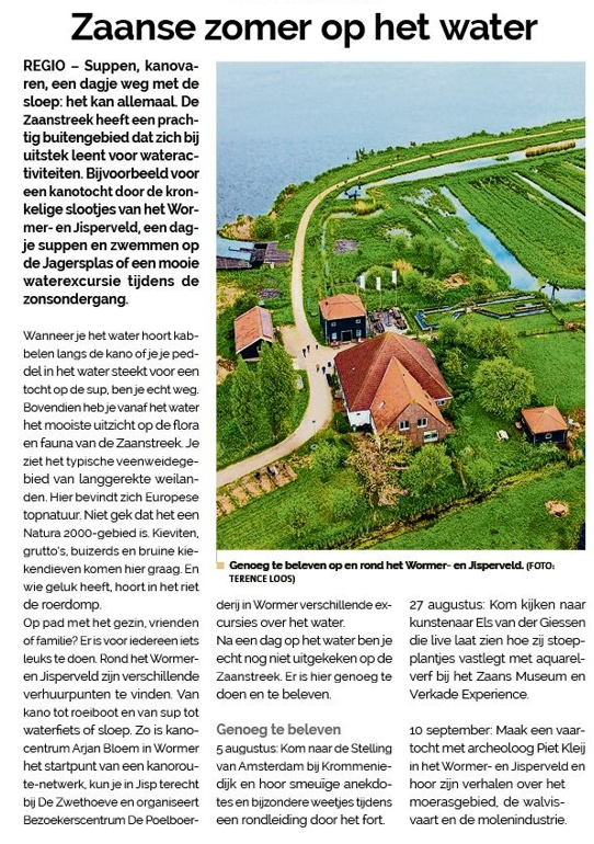 In de omringende gemeenten van @gemZaanstad vind je deze week in de huis aan huisbladen van <a href="/rodimedia/">Rodi Media</a> onze bijdrage over het Zaanse #buitengebied. Want er is genoeg ruimte om deze zomer te genieten van de #natuur en het #water in de natuur- en #recreatiegebieden.
@OVERWormerland